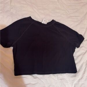 H&M Black Crop Top